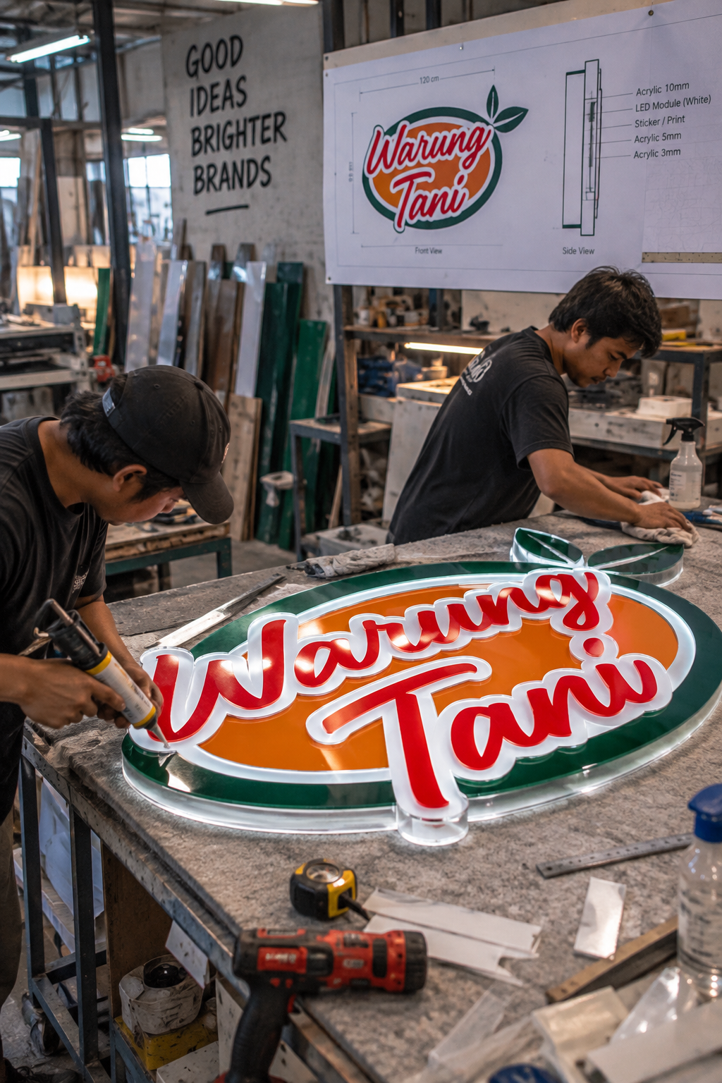 Acrylic signage