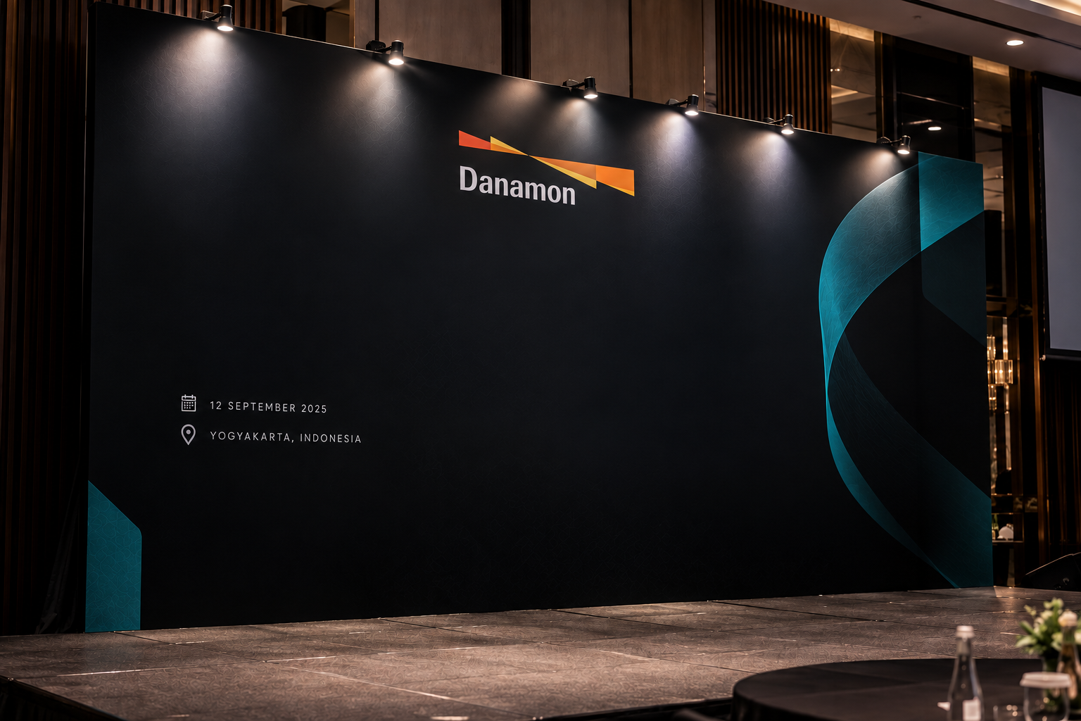 Event backdrop